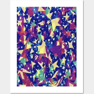 Abstract Starry Night Sky Posters and Art